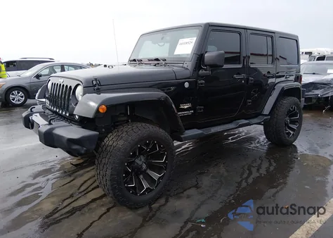 2014 Jeep Wrangler Unlimited Sahara из США, поврежденный, VIN 1C4BJWEG3EL195919